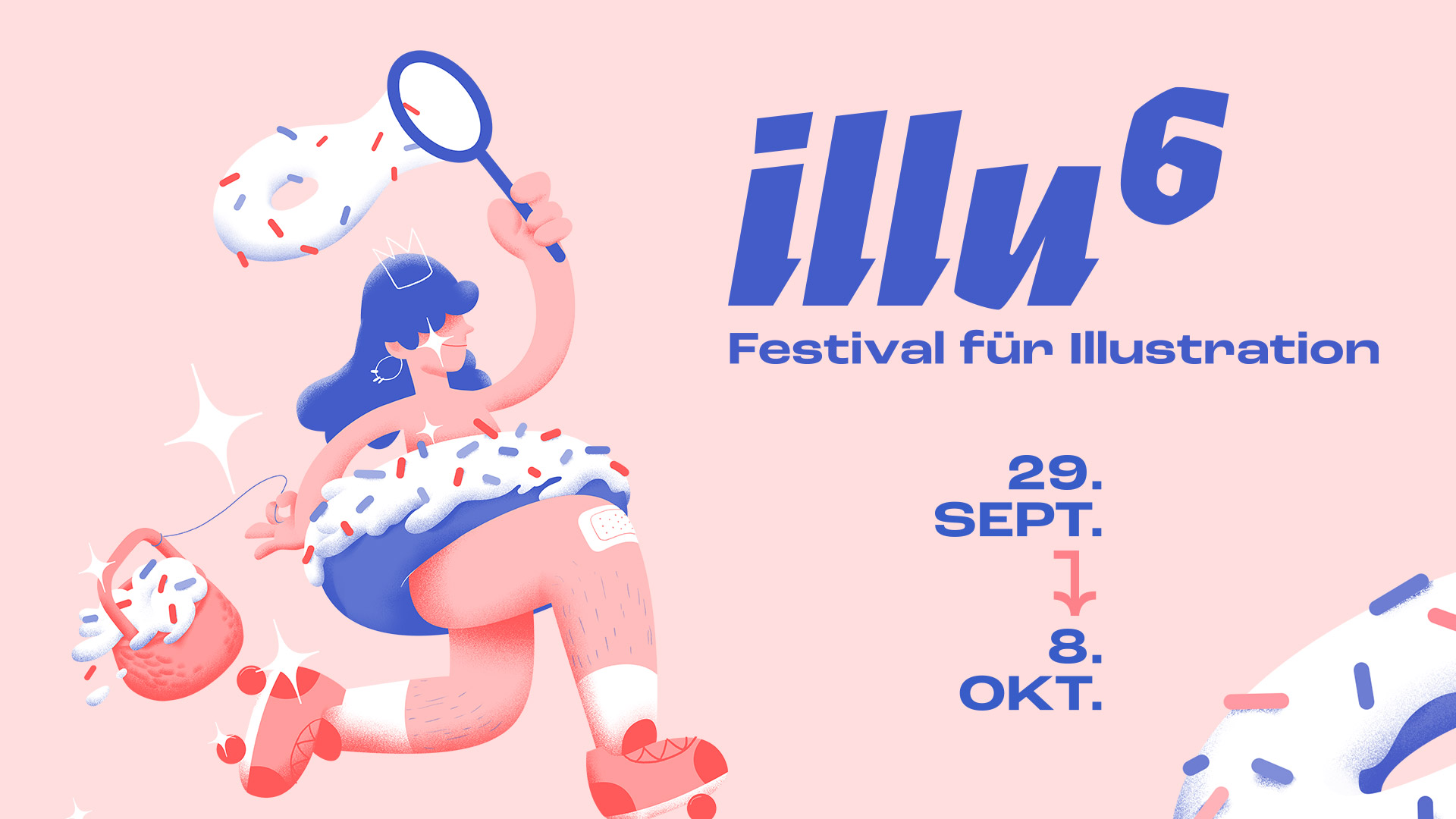 Bannière pour le festival ILLU 6 à Freiburg