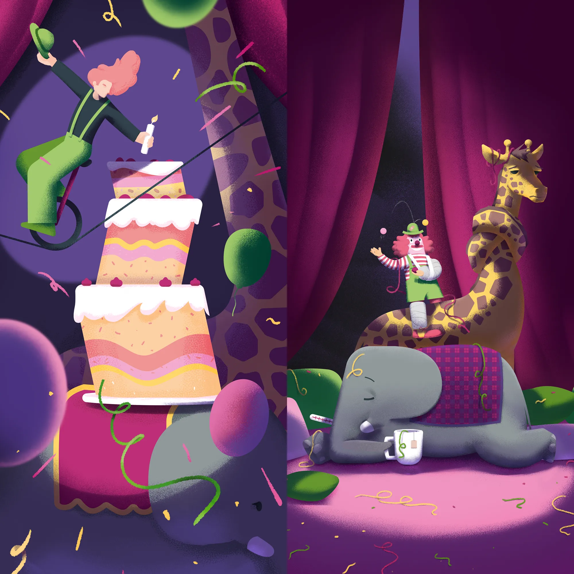 JobRad – Geburtstag und Gute Besserung Glückwunschkarten