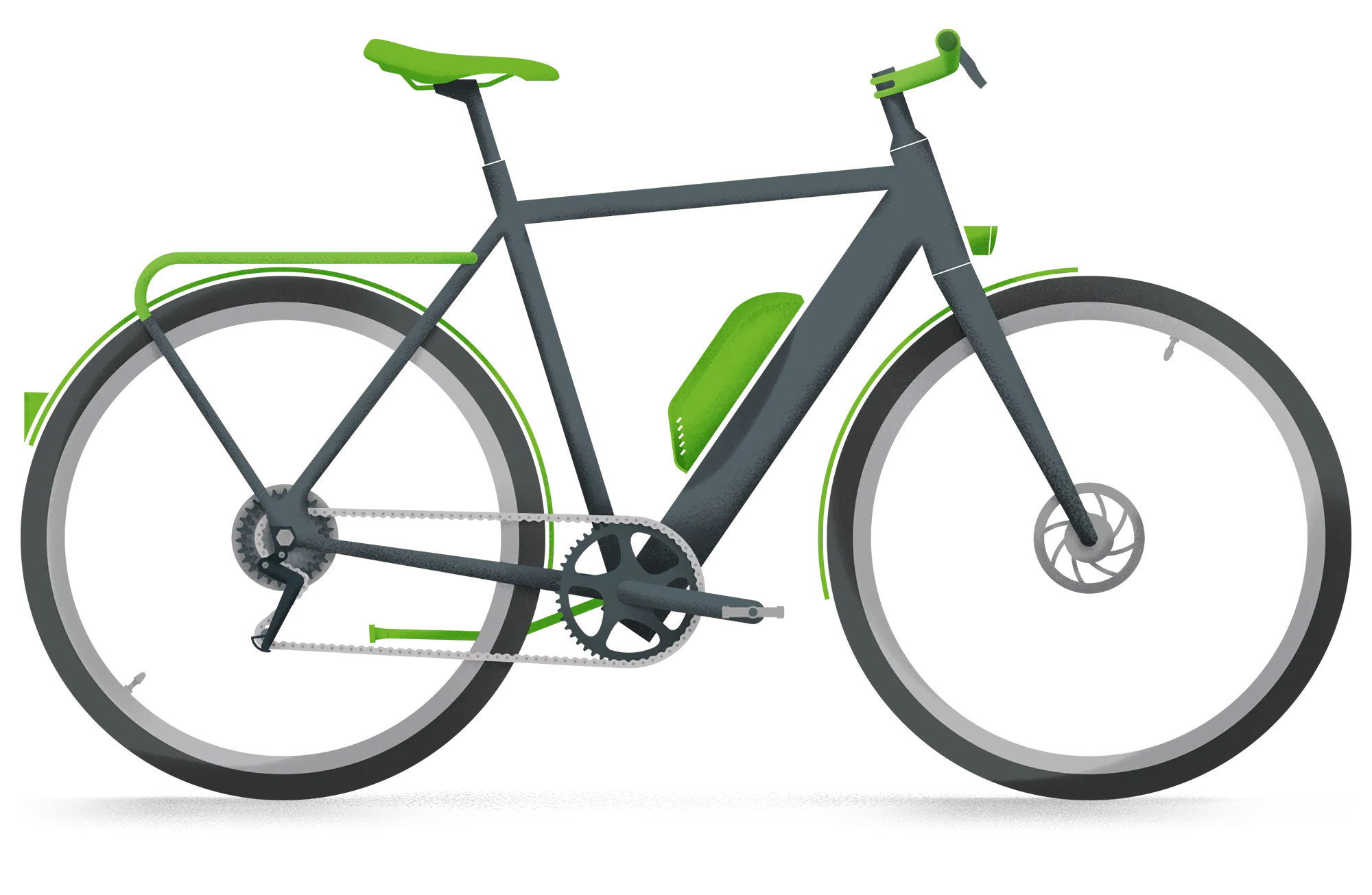 JobRad - Illustration pour les accessoires éligibles au leasing