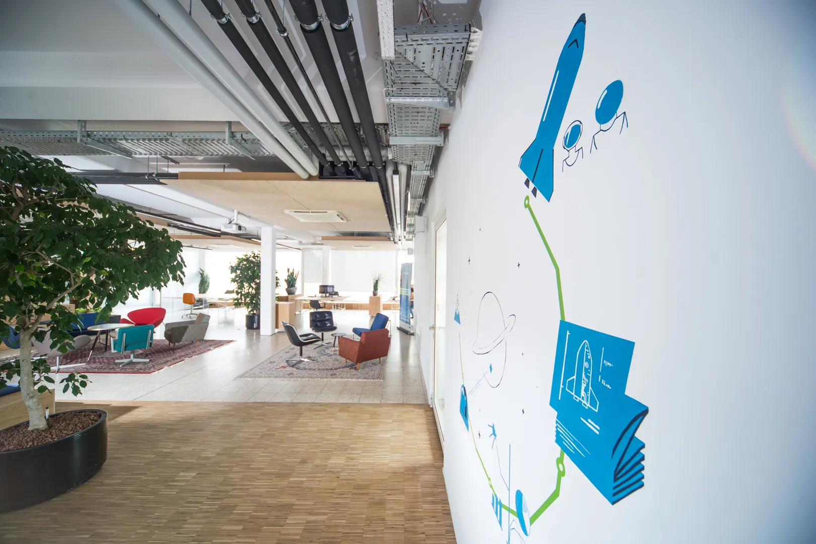 Wallart für den Badencampus (Breisach)